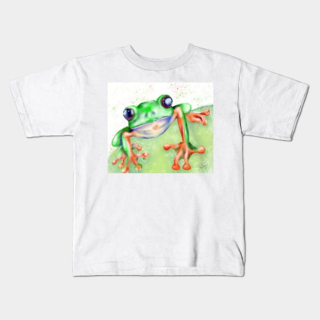 Ribbit Kids T-Shirt by Handie